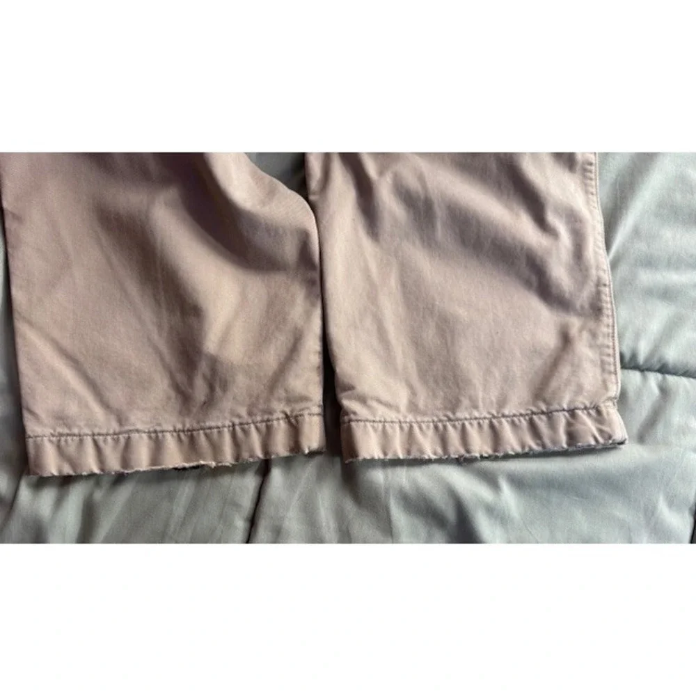 VTG J Crew Mens 36 x 30 Flannel Lined Khaki Chino Pants Tartan Plaid Y2K Grandpa